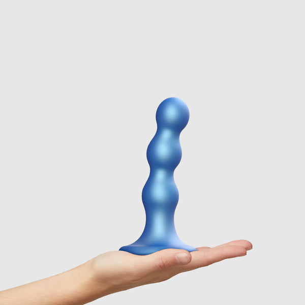 Dildo Plug Balls Color Blue